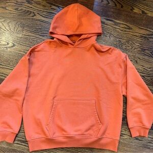 Gap heavyweight oversized orange hoodie in size XL